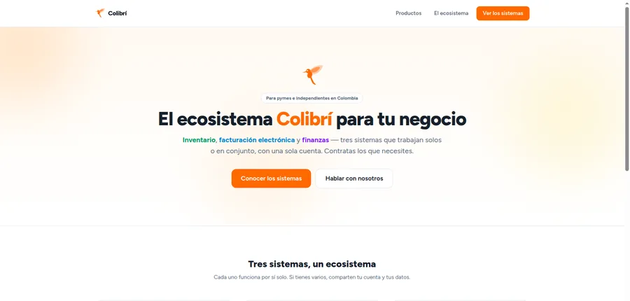 Colibrí - ecosistema de gestión para pymes