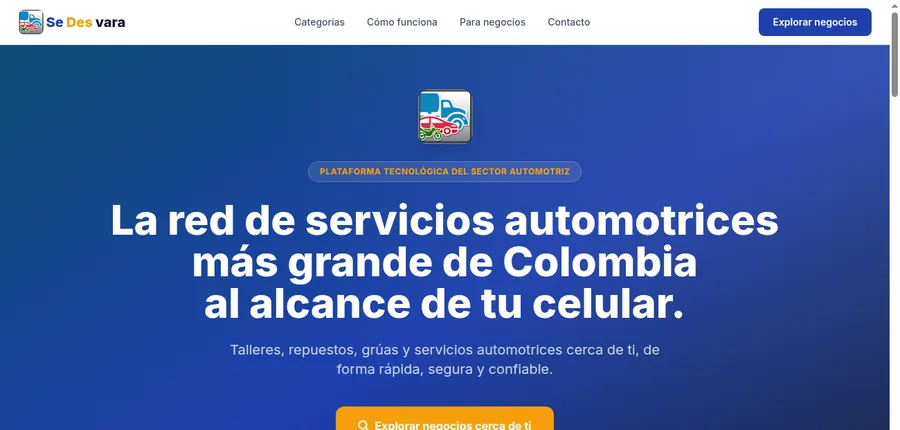SeDesVara - Plataforma tecnológica del sector automotriz
