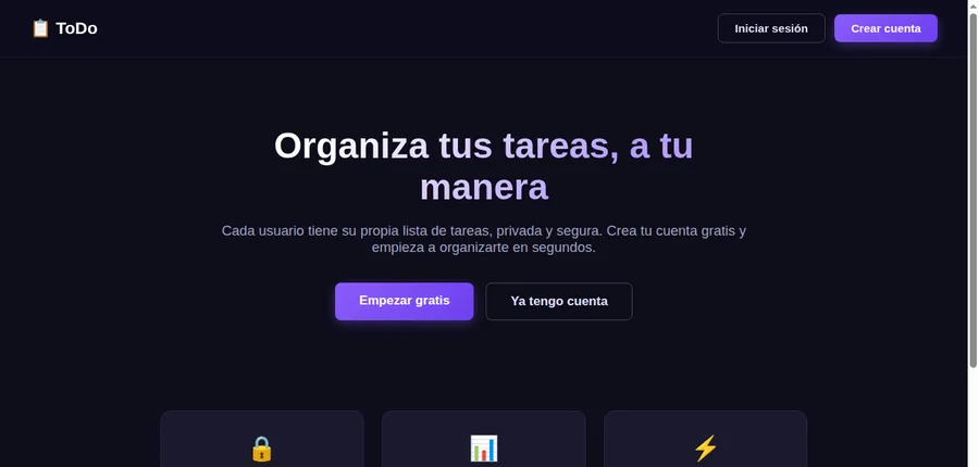 ToDo - gestor de tareas